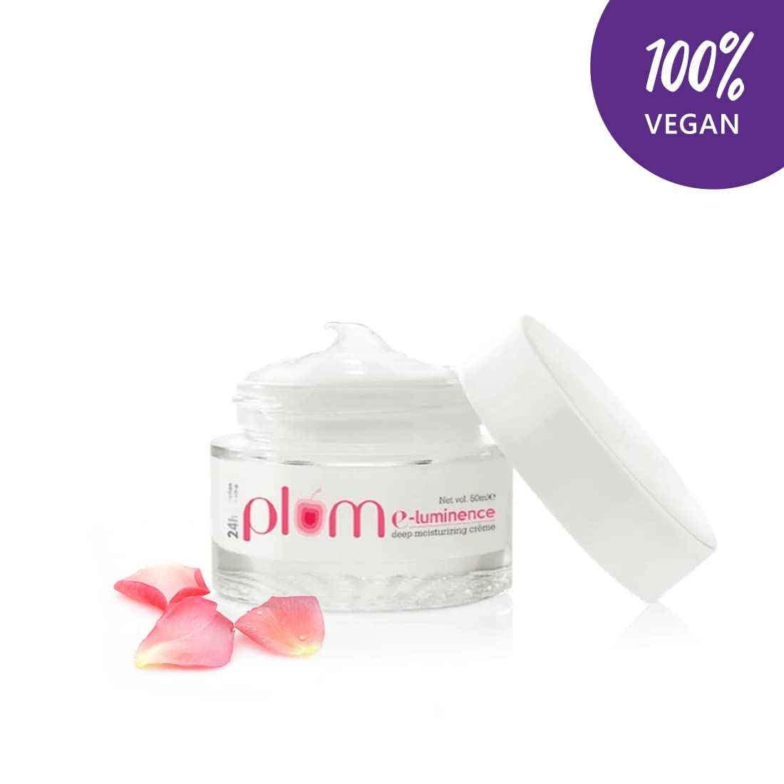PlumE-luminence Deep Moisturizing Creme with Vitamin E & Jojoba Oil | for Radiant, Hydrated Skin | Suitable For Normal & Dry Skin | Unmatched Hydration & Antioxidant Protection | 50ml