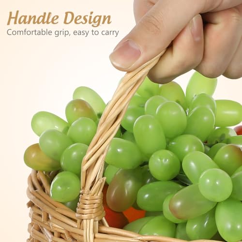 Cesta de boda decorativa y soporte portátil para dulces de comunión 4