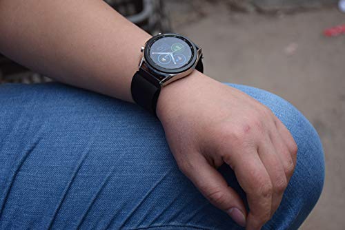 22Mm Elastic Wristband/Armband Strap For Compatible With Garmin Venu 2, Fossil Gen 6 44Mm, Samsung Galaxy Watch 3 45Mm, Garmin Vivoactive 4 45Mm Smartwatch (Black, Medium) #TOP3