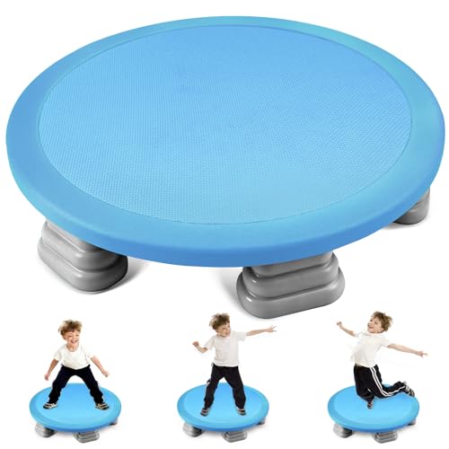Kids Trampoline Bounce Board for Ages 3-12, Blue