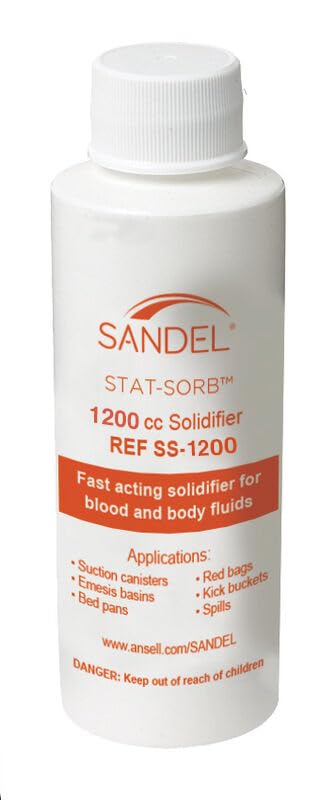 Sandel 1200cc Fluid Solidifier/Blood Solidifier, Case of 96