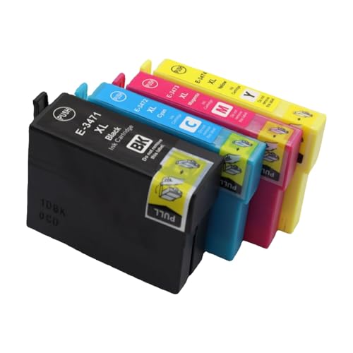Cartouche T3474 34XL jaune jet d'encre compatible WF-3720DWF