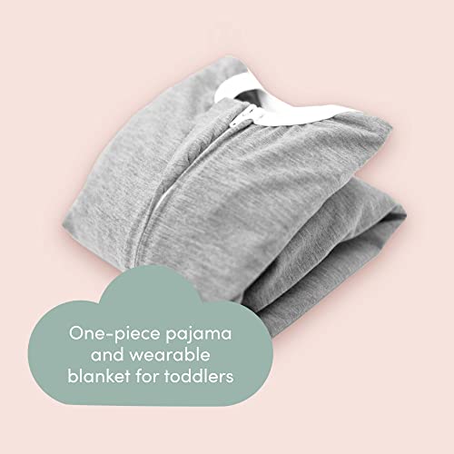 Sleepingbaby - Flying Squirrel Wearable Cotton Blanket With No-Slip Cuffs For Toddlers - Comfortable Sleepwear - Heather Grey - 12-24 Months #TOP5