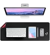 Dyazo Vegan PU Leather Desk Mat | Waterproof & Desk Pad | Anti-Slip, Dual-Sided Design | Perfect ...