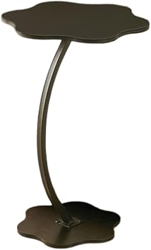 Side Table Slim, Side Table, Small Side End Table, Bed Table, Small Item Storage, Stable, Mini Coffee Table, Ultra Thin Mini Black