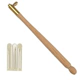El paquete incluye: recibirás un juego de agujas de tambor, que incluye 1 gancho de madera y 3 cabezales de agujas intercambiables de diferentes diámetros (0,7 mm, 1 mm y 1,2 mm).