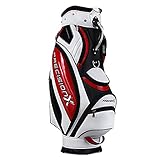 【Stehende Golftasche】 Die stabile, hochharte Gummibasis bietet eine stabile Grundlage für die Golftasche. Es nimmt nur wenig Platz im Kofferraum eines Wohnmobils oder Autos ein und ist sehr gut für Reisen geeignet. Sie können es auch Ihrer Familie oder Freunden schenken, die Golfliebhaber sind. Es ist eine großartige Geschenkauswahl!