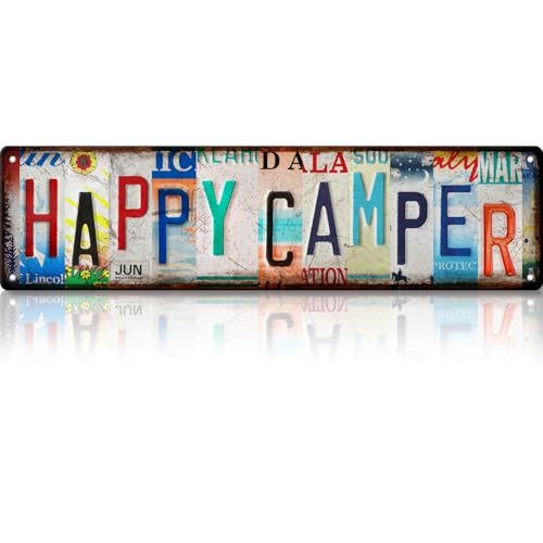 LALAWELL Camping Essentials Gear RV Accessories for Inside Camper Decor Must Haves Funny Stuff Cool Gifts for Men Travel Trailers Bedroom Wall Art