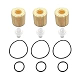3 Pieces Engine Oil Filter 57064 for Lexus Ct200h 2011-2017 for Pontiac Vibe 2009-2010 for Scion Im