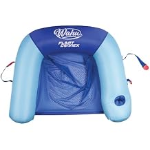 WAHU Float Connex Aqua Pool Seat with Connex Clips, Cupholder, and Inflate Valve, Inflatable Pool Float Chair for Adults and Kids Ages 8+