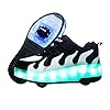 LED-lichtschoenen Kids LED Lichtschoenen Ademend Sneakers Roller Schoenen USB Opladen Roller Skate Schoenen Meisjes…