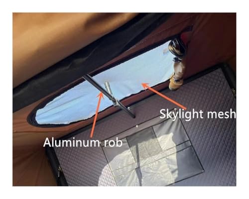 Carpa de techo para auto tipo hard shell para 2-3 personas miniatura 6
