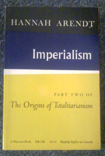 Imperialism: Part Two Of The Origins Of Totalit... B005QB7QXM Book Cover
