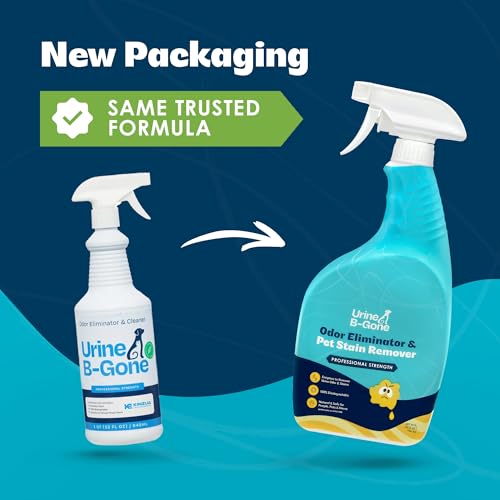 Image of Urine B-Gone Enzyme Cleaner for Pet & Human Urine, Original, 32 oz, 2-Pack