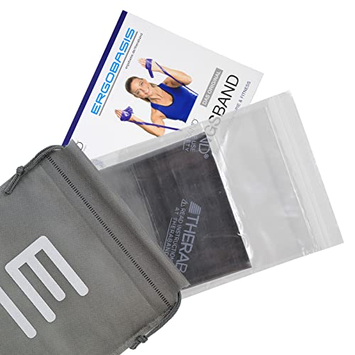 Thera-Band Original Übungsband (Schwarz, 2,5m) – Ansicht 5