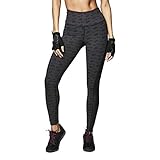 Rendimiento Máximo: Estos leggings mujer de cintura alta son ideales para tu entrenamiento de gimnasio en casa más intenso; nuestras mallas deportivas mujer compresión cuentan con un material flexible para una gran movilidad y durabilidad; los leggins deportivos de gimnasio tienen Z Dri Tech para una máxima absorción del sudor