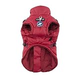 Puppia PAQD-VT1463 Wilkes, Wintermantel, M, rot