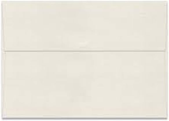 250 A2 Recycled Natural White Envelopes Lineal Finish - Size - 4 3/8 X 5 3/4