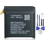 ELLENNE - Akku für Huawei Smartwatch GT4 46 mm | GT 4 46 mm | HB572728EGW mit Demontage-Set im Lieferumfang enthalten