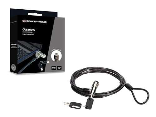 Verrou pour ordinateur portable Conceptronic Custodio02bn nano lock 1m80