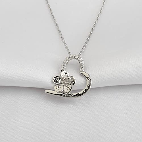 Image of FOTAP Ohana Family Hawaiian Flower Necklace - Gift for Reunion, Trip or BBF