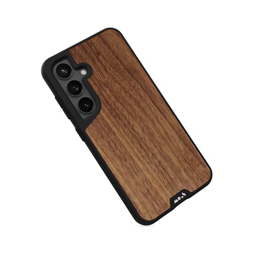 Coque Samsung S24 Mous Limitless 5.0 en noyer haut de gamme antichoc