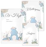 ❤️ HERGESTELLT IN DEUTSCHLAND - Unser hochwertiges Premium Papier sorgt für einen klaren und sauberen Druck des Motivs und erfreut mit schönen Farben die werdenden Eltern. Mit viel Liebe zum Detail werden unsere Hülleneinleger produziert und mit den passenden Schutzhüllen an Dich versendet