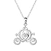 Disney Princess Femme Argent sterling Ronde N'est pas applicable Collier - C902724SZWL-P.PH