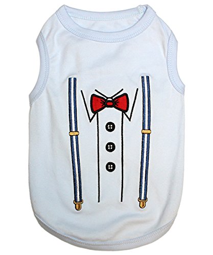 Parisian Pet Suspender Dog T-Shirt, X-Small #TOP5