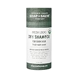 Chagrin Valley Soap & Salve Organic Natural Dry Shampoo Powder – for Dark Hair - Absorbs Oil, Adds V