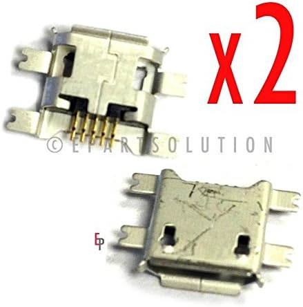 ePartSolution_ 2X Posh Memo S580A Micro USB Charger Charging Port Dock Connector USB Port Socket Replacement Part USA