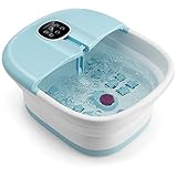 ★ Timer & Warmhaltefunktion ★ Diese Fußbadewanne verfügt über einen 20- und 60-Minuten-Timer, und die drei einstellbaren Temperaturen von 41°C, 43°C und 45°C ermöglichen es Ihnen, die für Sie am besten geeignete Temperatur zur Entspannung und Linderung zu wählen. Die thermostatische Funktion sorgt für ein komfortables Erlebnis.