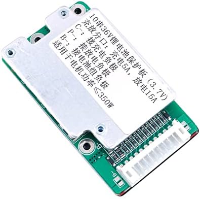 DollaTek Protection Plate for Lithium Ion Battery, 10S 36V 15A Protection for Battery, BMS PCB, Electric Vehicle
