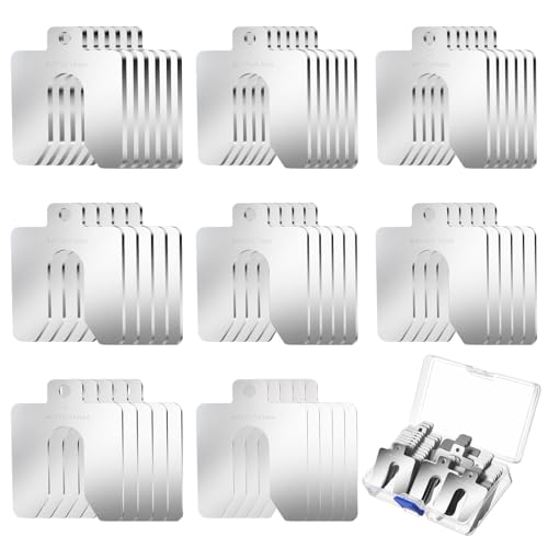 Shimeyao 40 Pcs Size C 4" X 4" Stainless Steel Slotted Shims Kit Composite