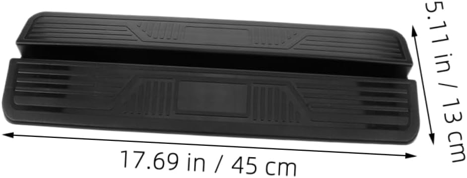 ULTECHNOVO Doorway Ramp Safety Pet Fence Kick Plate Non-Slip Wheelchair Access Portable Step Aid