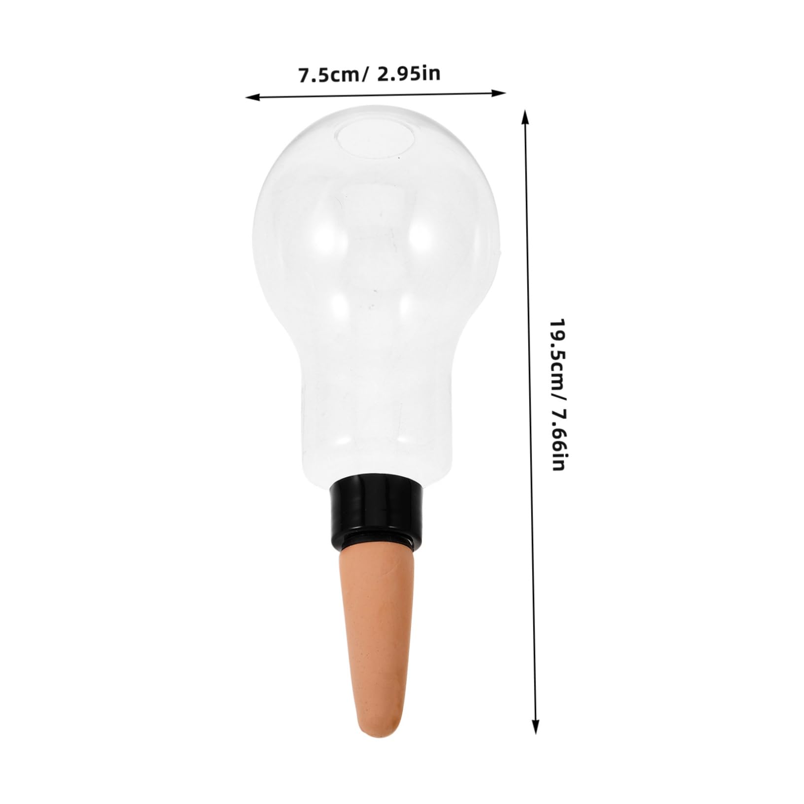 ibasenice 4 Ensembles Dispositif D'arrosage Automatique Globe Irrigation Insérer pour Buse Arrosage À Plantes D'intérieur Boule Végétale À Arrosage Automatique Pcv 2 Pièces * 4