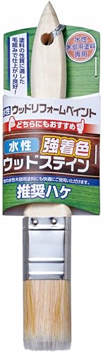 アサヒペン 刷毛 水性木部用 推奨ハケ 30mm GBW-30 水性 木部塗料用