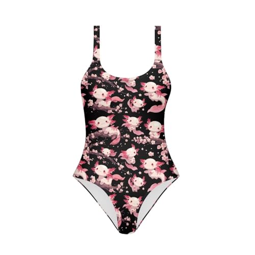Image of Uourmeti Girls' One-Piece Swimwear Halter Bathing Suit Big Kids Summer Beach Swim Suits Swimming Wear