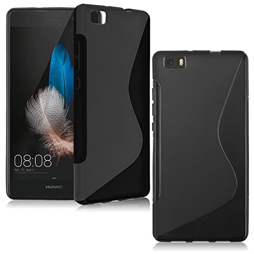 Huawei P8 lite Case, ISWEES Ultra Slim Soft TPU Gel Rubber Silicone Skin Shell Case Cover for Huawei P8 lite