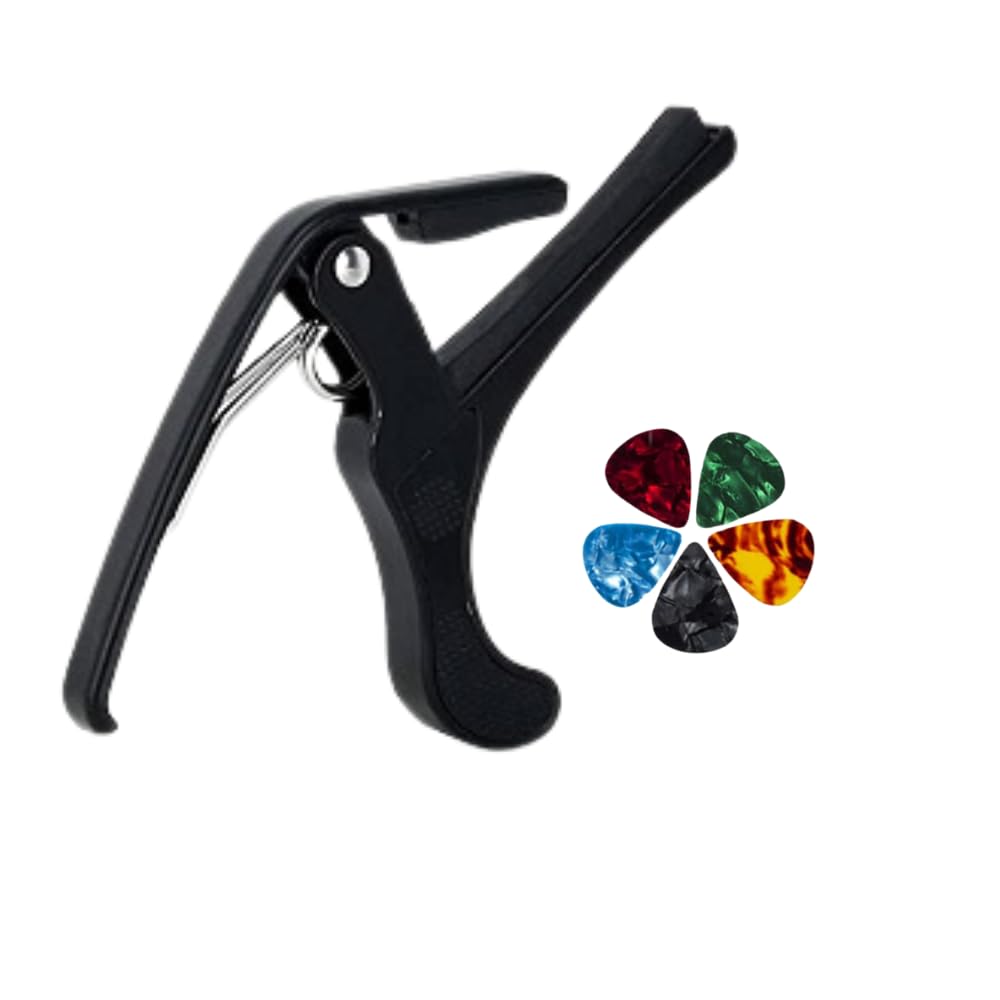 DEVICE OF URBAN INFOTECH Capo for Guitar One Handed Trigger Guitar Capo Quick Change Capo for Ukulele, Electric and Acoustic Guitars-picture-24