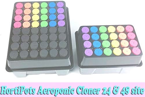 Aeroponic Cloner Machine 24 Site for Cuttings Rooting Using 2 inch Neoprene Inserts or 2 inch Clone Collars