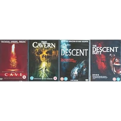 CAVE 1-4 COLLECTION / 1. THE CAVE / 2. THE CAVERN / 3. THE DESCENT / 4. THE DESCENT PART 2 = ULTIMATE 4x DVD SET