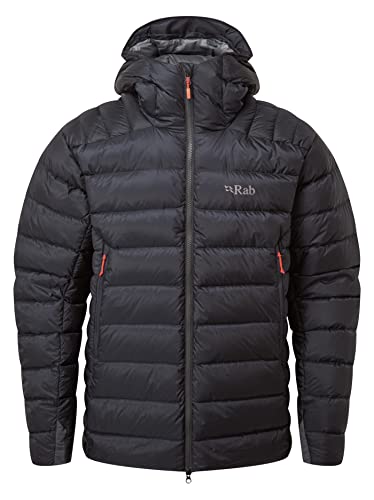 Rab Men's Electron Pro Down Jacket for Climbing & Mountaineering - Beluga - Medium