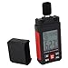 Decibel Meter Digital Sound Level Meter Noise Decibel Reader 3 in 1 Multifunctional Large Backlight LCD Screen Portable Sound Level Meter for Home Office Industrial Use ABS