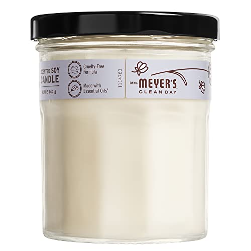 Mrs. Meyer's Soy Aromatherapy Candle, 25 Hour Burn Time, Made With Soy Wax And Essential Oils, Lavender, 4.9 Oz #TOP2