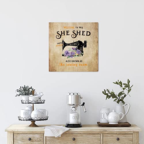 Plaque de machine à coudre en bois à offrir à une passionnée de patchwork - 6