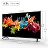 RCA TV 40 Pouces (100 cm) Full HD sans Bord LED Télévision avec Triple Tuner (DVB-T/T2-C-S/S2) Dolby Audio HDMI Lecteur Multimédia USB CI+ Mode Hôtel