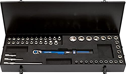 KS Tools 516.1535 1/2 Zoll Ergotorqueprecision Ratschen-Drehmomentschlüssel-Satz, 20-100Nm, 48-tlg