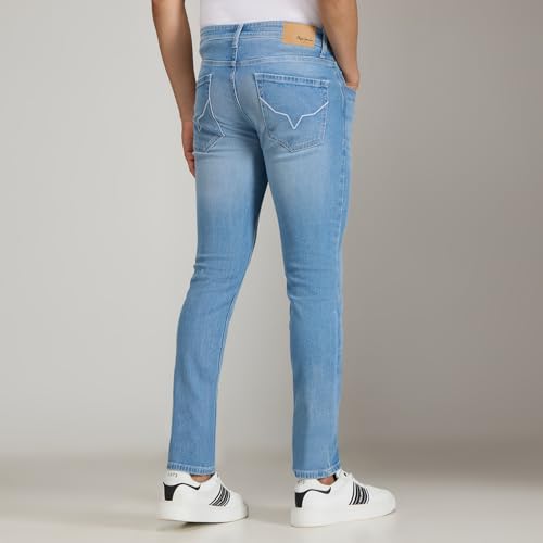 Image of Pepe Jeans Men's Jeans | Slim Fit | Mid Rise | Stretchable