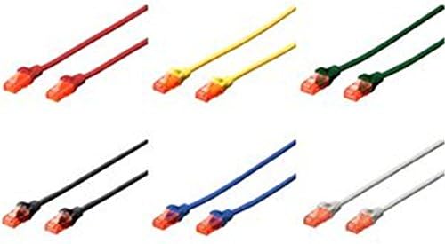 Digitus LAN Cable Cat 6-5m - CCA Network Cable with RJ45 - U/UTP Unshielded - Compatible with Cat6A & Cat5e - Red - Image 4